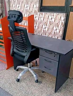 Home office chair plus table image 1