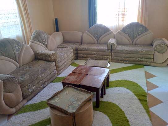 Second hand sofa sets for sale image 1