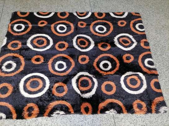 Quality fluffy pattern carpets size 5*8 image 7