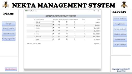Nekta Management System Project 2022 image 2