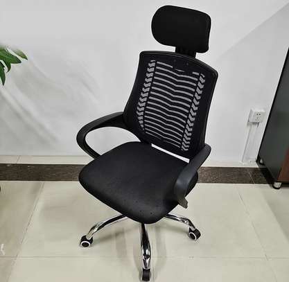 Headrest Chair for Home Office Comfort image 3
