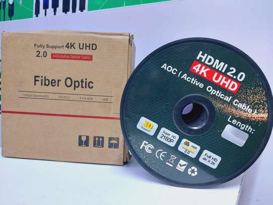HDMI Optical Fiber Cable 100 Meter, 18.0 Gbps image 1
