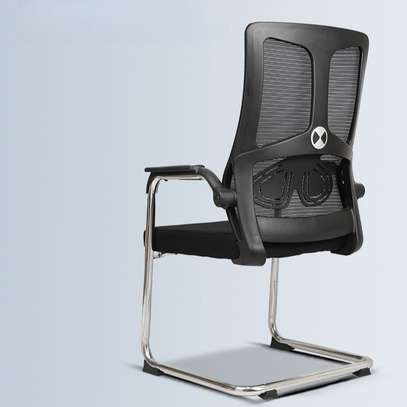 Office Chair : Metallic Conference Fabric Office Chair image 4