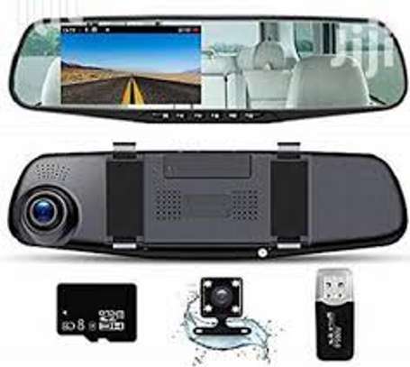 Dashboard Camera 4.3 Inch Car DVR Mirror Car image 1