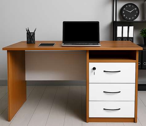 Office Desk: 1200mm Modern Desk with Storage image 5