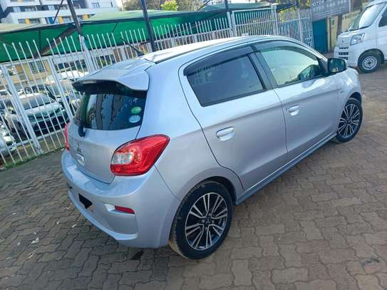 Mitsubishi mirage 2017 model fully loaded Silver Color image 8
