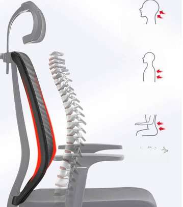 Office Chair: Strong Backrest Support Ergonomic Office Seat image 4
