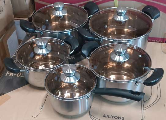 Tornado 10 PCs Stainless Steel Cookware image 1