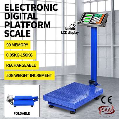 Digital Platform Scales 150KG Electronic Postal Shop Floor image 2