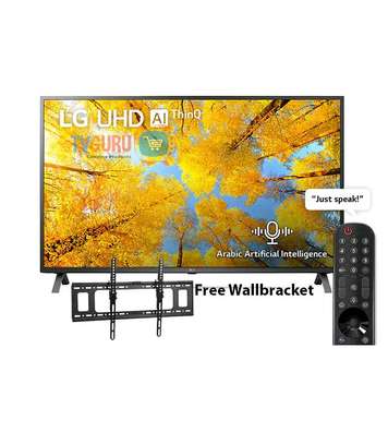 LG 43″ UQ75006 UHD 4K+ free wall mount image 1