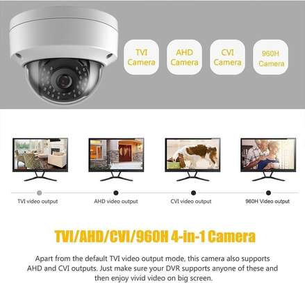 5MP Vandal Dome 4 in1 CCTV Outdoor Camera TVI AHD CVI 2.8mm image 4