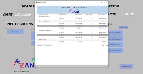 Azani ISP Information System image 14
