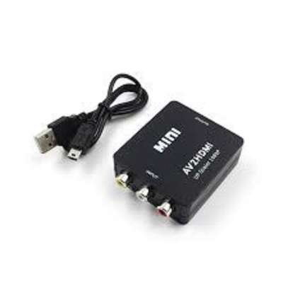 Mini AV to HDMI composite RCA AV to HDMI converter image 1