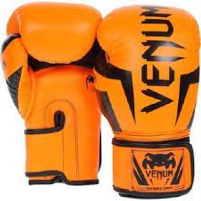 High Quality Venum Boxing Gloves Orange image 2