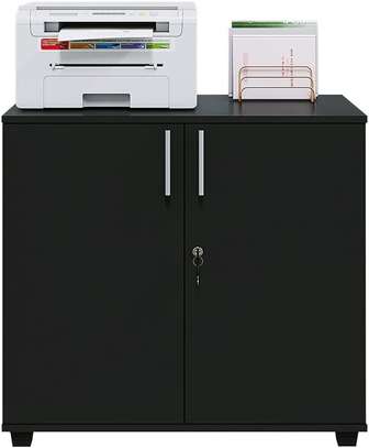 Cabinets: 2 Door Wooden Credenza Cabinet image 1