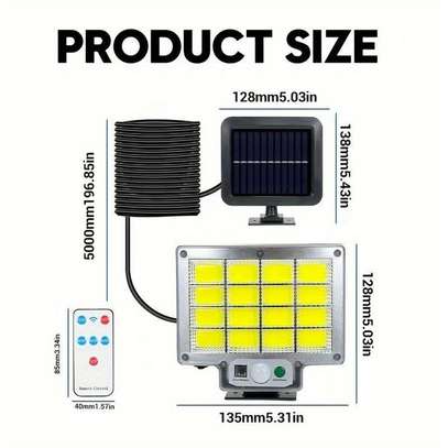 Solar Flood lights  Automatic With Motion Sensor and Remote image 4