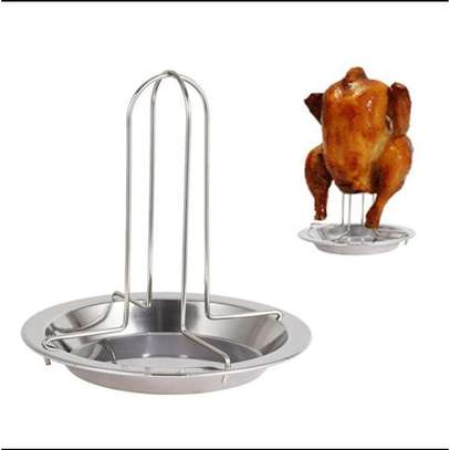 stainless steel chicken roast grill image 1