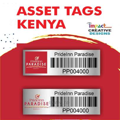 Acetone Activated Aluminum Asset Tags image 1