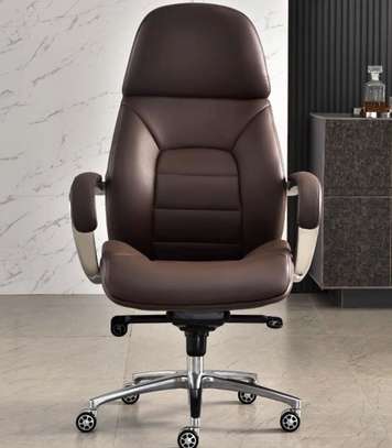 OFFICE CHAIR: Modern Brown Cute Office Chair image 5