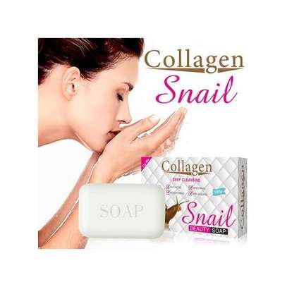 Snail Collagen Snail Essence Whitening Soap, 100g image 1