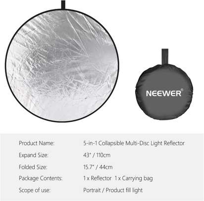 NEEWER 43 Inch/110 Centimeter Light Reflector image 1