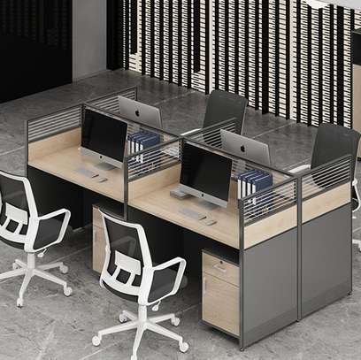 OFFICE DESK: Single Person Curved Office Desk image 3