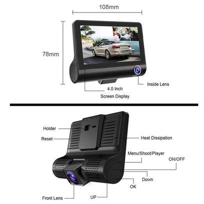 Dash Cam Inch Dash Front 4" Inside Of Car And Rear 1 image 5