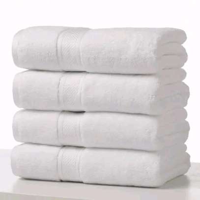 White carmel towels available in large and medium image 1