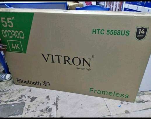 50 Vitron smart UHD 4K Frameless +Free wall mount image 1