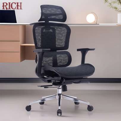 OFFICE CHAIR: Black Orthopedic Office Chair image 4
