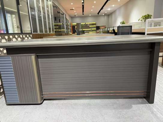 Modern L-Shape Manager Desk –Luxury CEO Office Workstation image 4