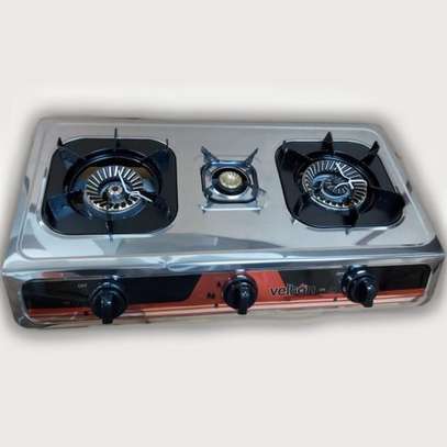 3 Burner Heavy Duty Stainless Steel Gas Stove/cooker-velton image 2