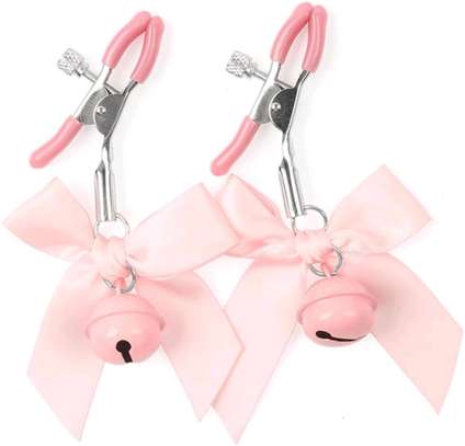 BDSM Nipple Clamp with Bells & adjustable clips* image 3