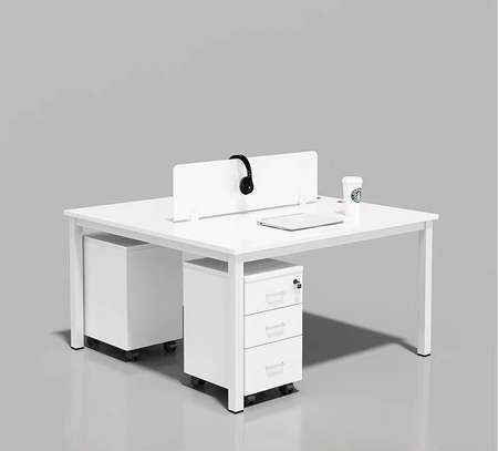 Office Desk: Two Way Modern Work Desk image 4
