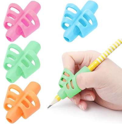 Two Finger Grip Silicone Pencil Holder image 1