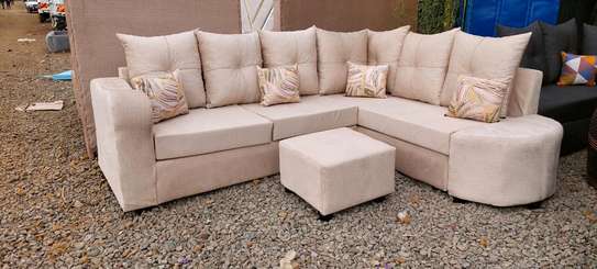 L shape 6seater made by hand wood and good quality material image 7