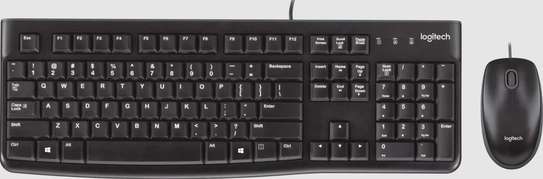 logitech keyboard and mouse mk120. image 1