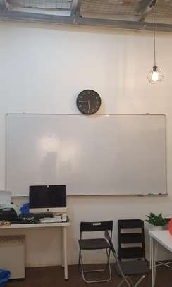 8*4fts wall mounted whiteboard image 1