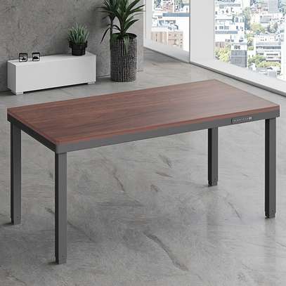 Computer table: 120cm x 60cm rectangular computer table image 5