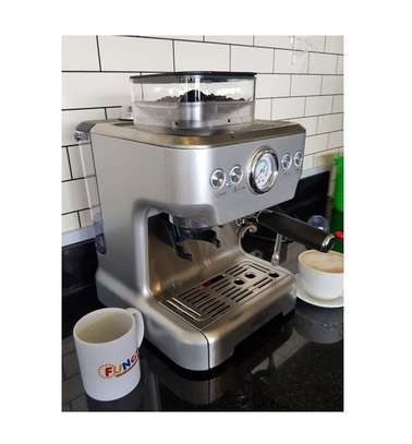 Espresso Maker & Grinder Brews Delicious, Strong Coffee. image 1