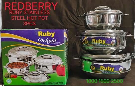 RUBY STAINLESS STEEL HOTPOT image 1