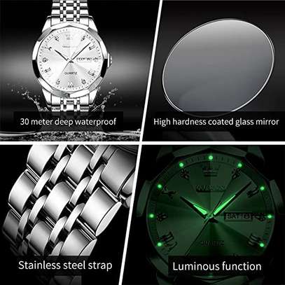Oblong Wristwatch Crystal Quartz Watch image 4
