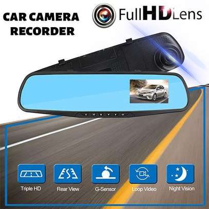 Rearview Mirror, Car Recorder, Car DVR Camera Dashboard image 1