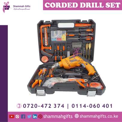 117 Pcs CORDED DRILL SET  for Daddy image 1