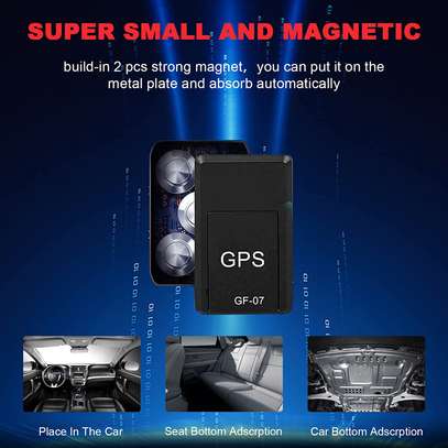 Gps Tracker Magnetic Sim Card Tracking Devices Black image 2