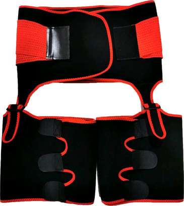 *3 in 1 Waist And Thigh Trimmer/ Shaper Belts*
2699ksh

✓Available in color as pic *Black, Red*
✓Sizes available:  S/L /XL/XXL image 1