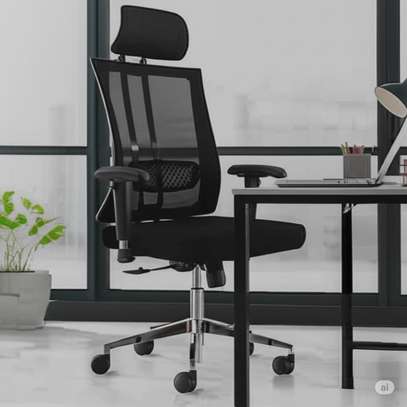 Office Chair: Orthopedic High Back Executive Luxury Chair image 1