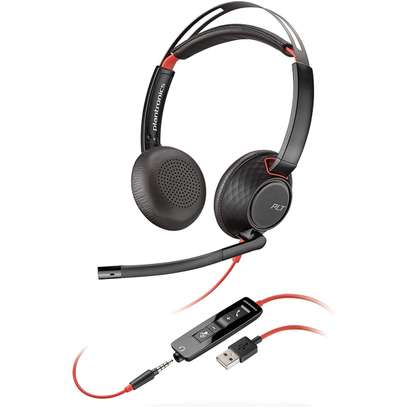 PLANTRONICS BLACKWIRE C5220 WIRED, DUAL-EAR (STEREO) HEADSET image 1