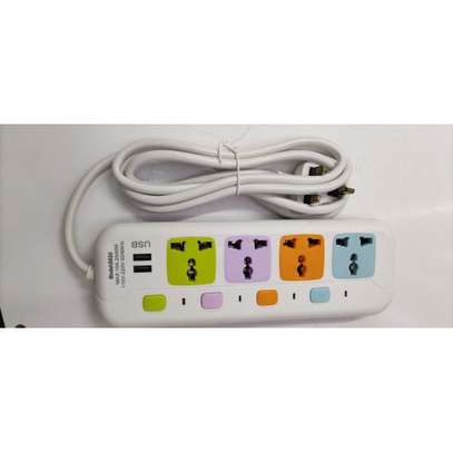 4 Ways Extension/2 Usb Charging Ports-heavy duty image 2