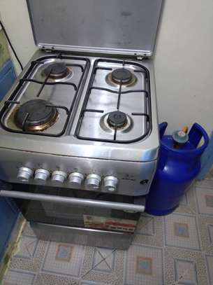 4 burner gas cooker full set image 2